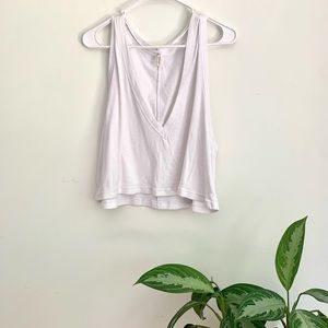 Deep V Free People Intimately Crop Tank